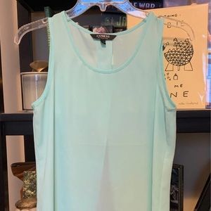 Express split back tank top XS